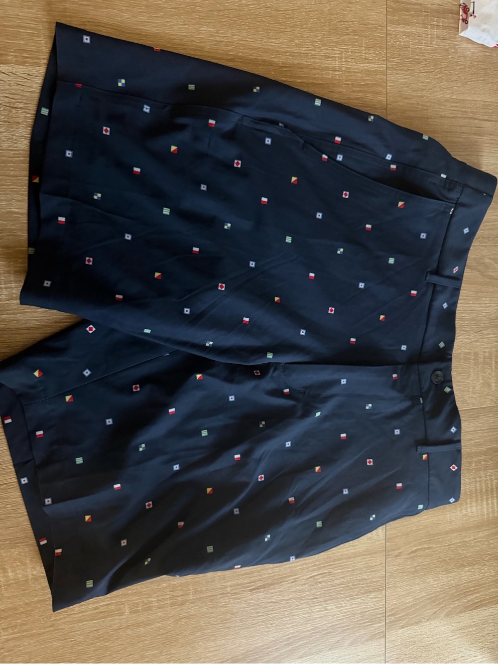 Men's Navy flag shorts